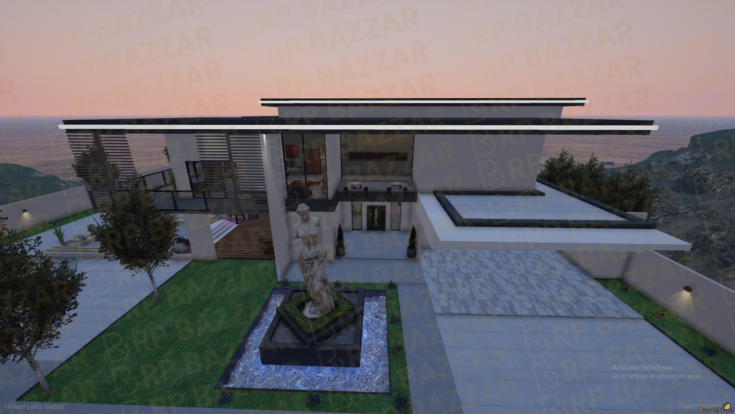 Gothic Mansion FiveM MLO — GTA RP Interior — ESX QB QBOX — RPBazzar