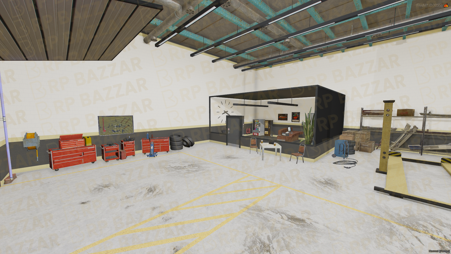 Elite Repair Station FiveM MLO — GTA RP Interior — ESX QB QBOX — RPBazzar