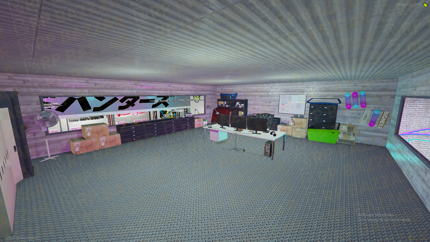 Underground Mechanic Shop FiveM MLO — GTA RP Interior — ESX QB QBOX — RPBazzar