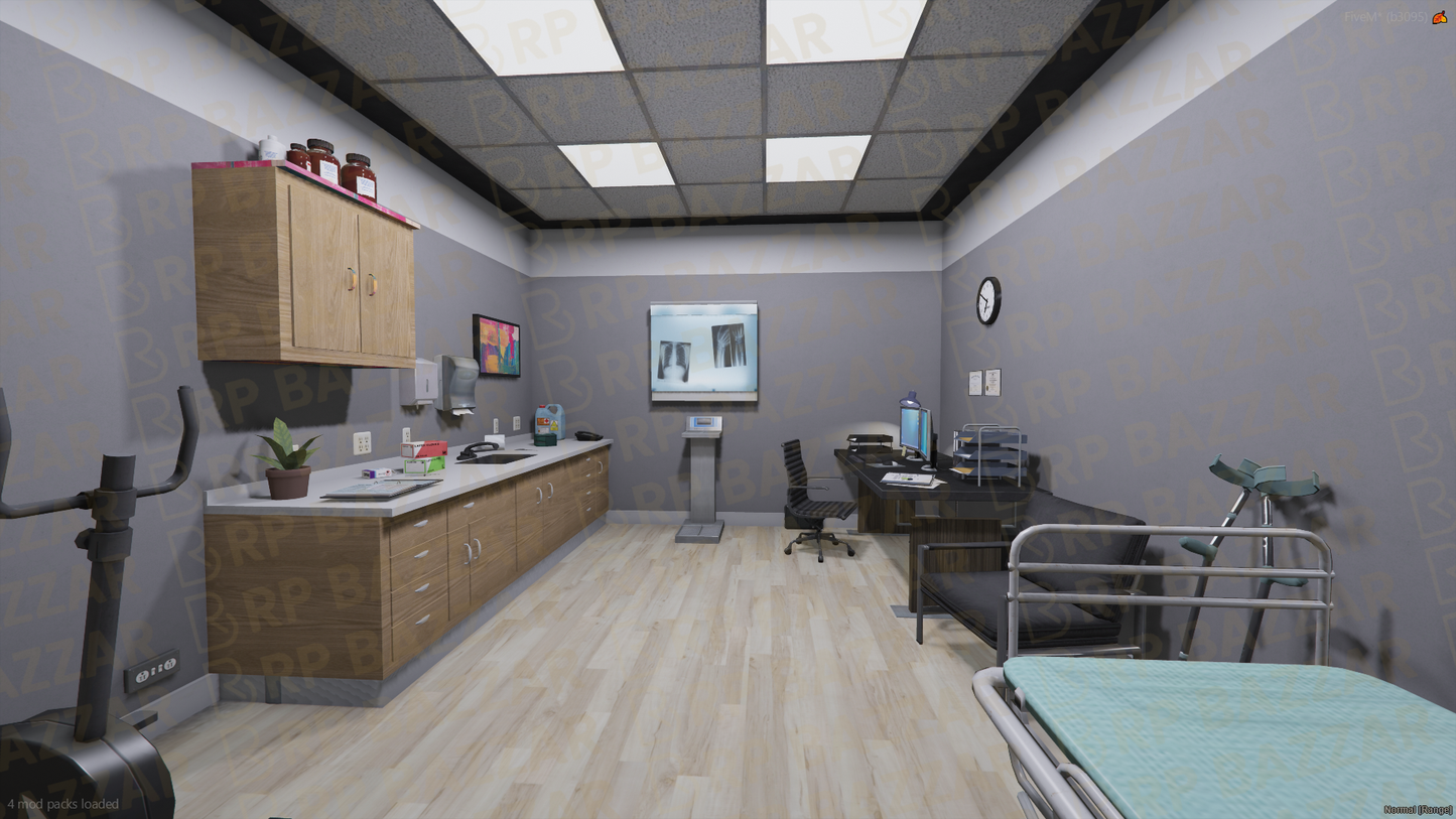 Southside Police Station FiveM MLO — GTA RP Interior — ESX QB QBOX — RPBazzar