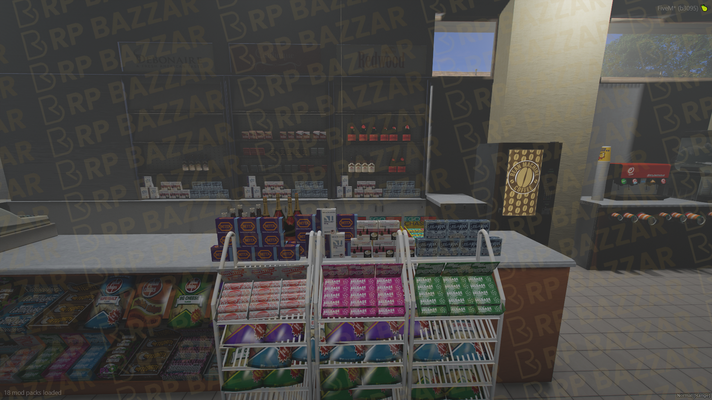 Neon 24-7 Store FiveM MLO — GTA RP Interior — ESX QB QBOX — RPBazzar