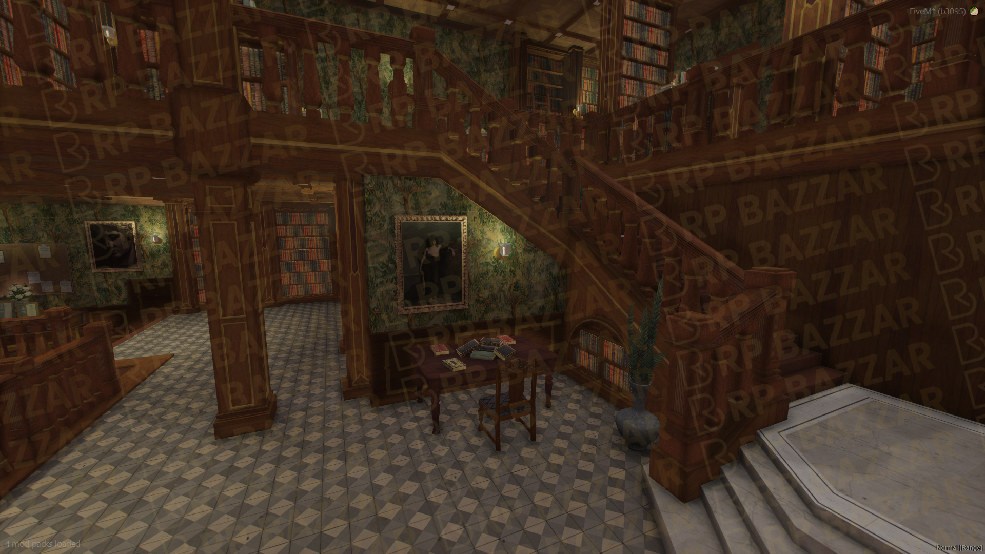 Grand Library FiveM MLO — GTA RP Interior — ESX QB QBOX — RPBazzar