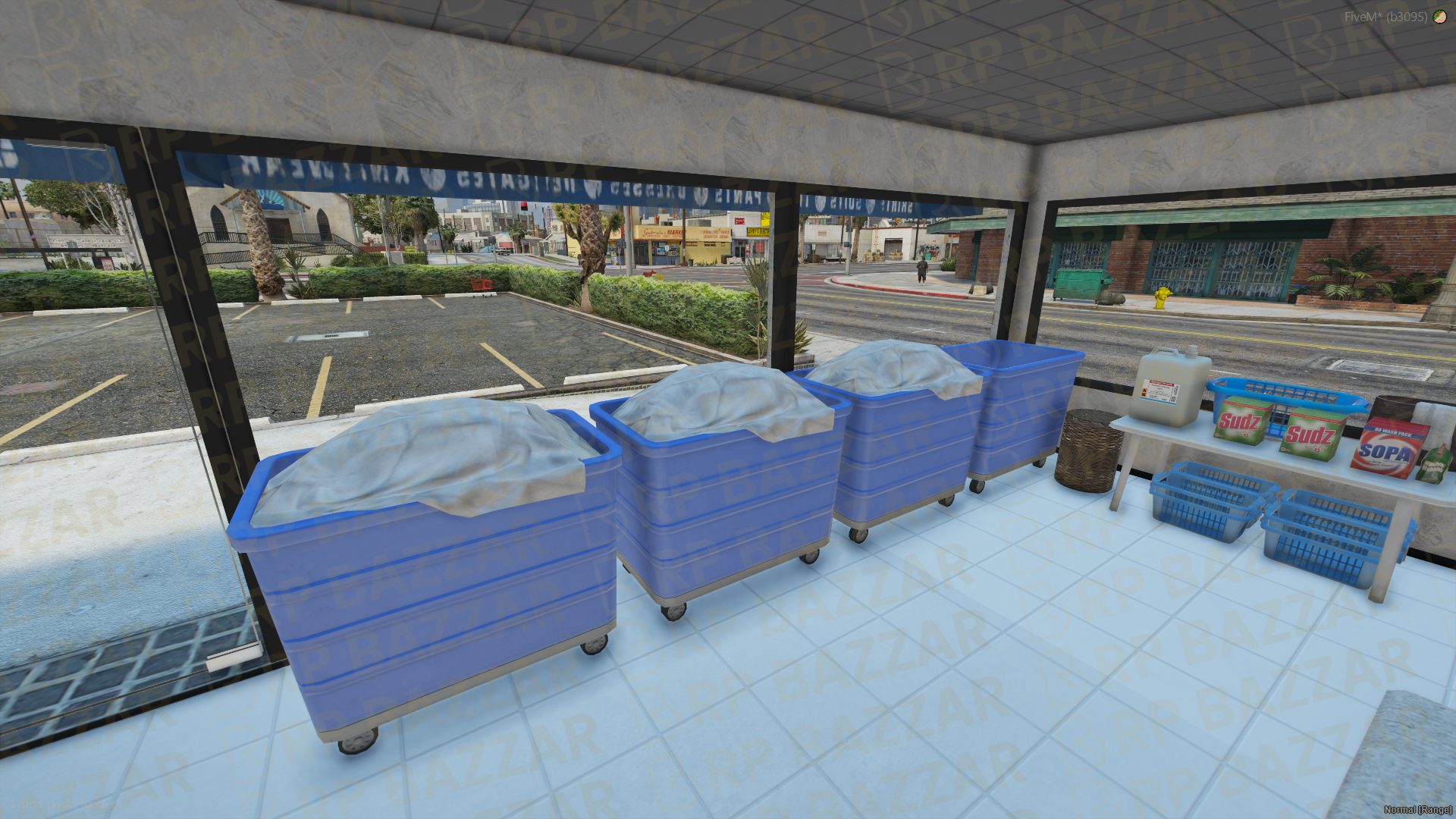 Urban Laundry Place FiveM MLO — GTA RP Interior — ESX QB QBOX — RPBazzar