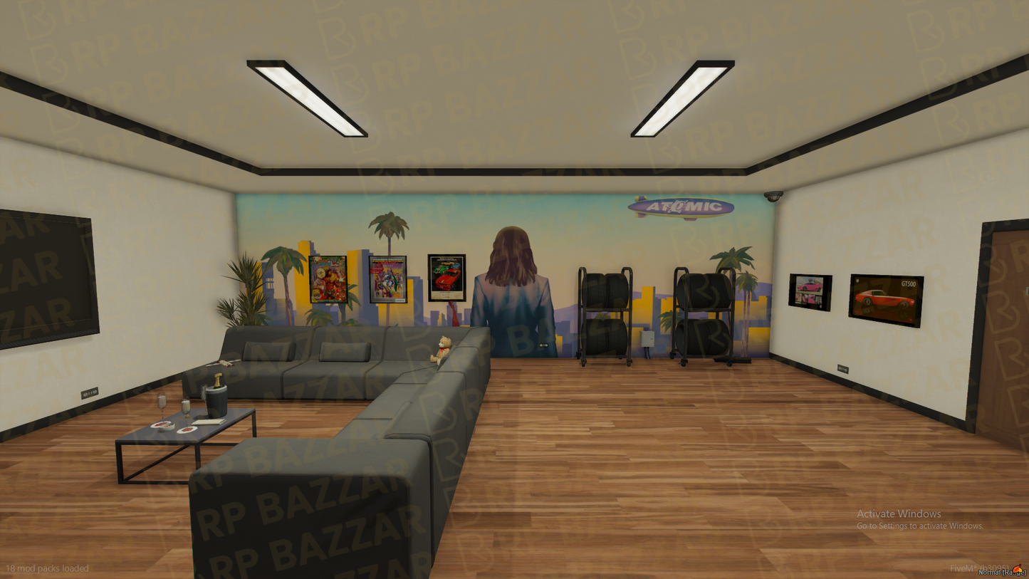 Turbo Mechanic Shop FiveM MLO — GTA RP Interior — ESX QB QBOX — RPBazzar