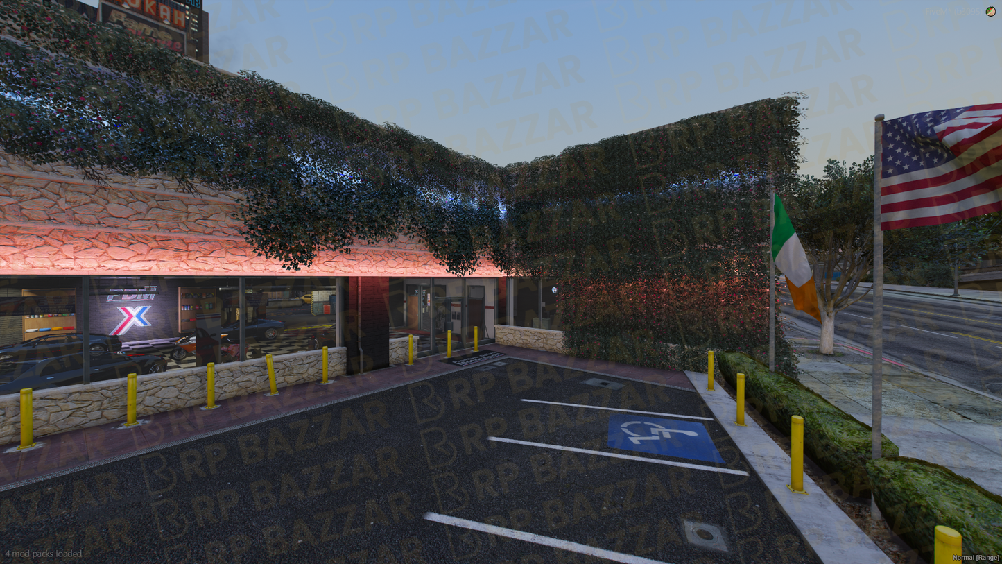 Vintage Vehicle Shop FiveM MLO — GTA RP Interior — ESX QB QBOX — RPBazzar
