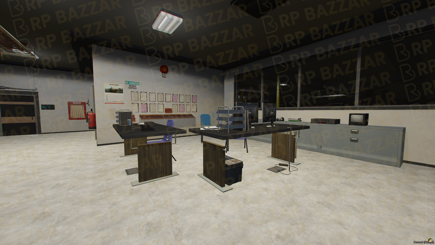 Federal Police Station FiveM MLO — GTA RP Interior — ESX QB QBOX — RPBazzar