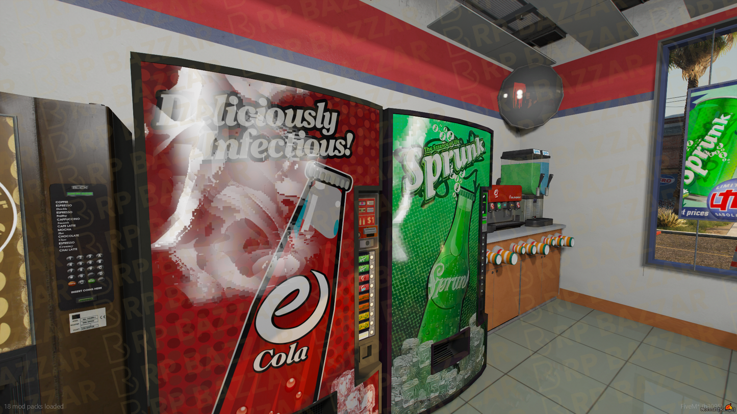 Roadside Gas Station FiveM MLO — GTA RP Interior — ESX QB QBOX — RPBazzar