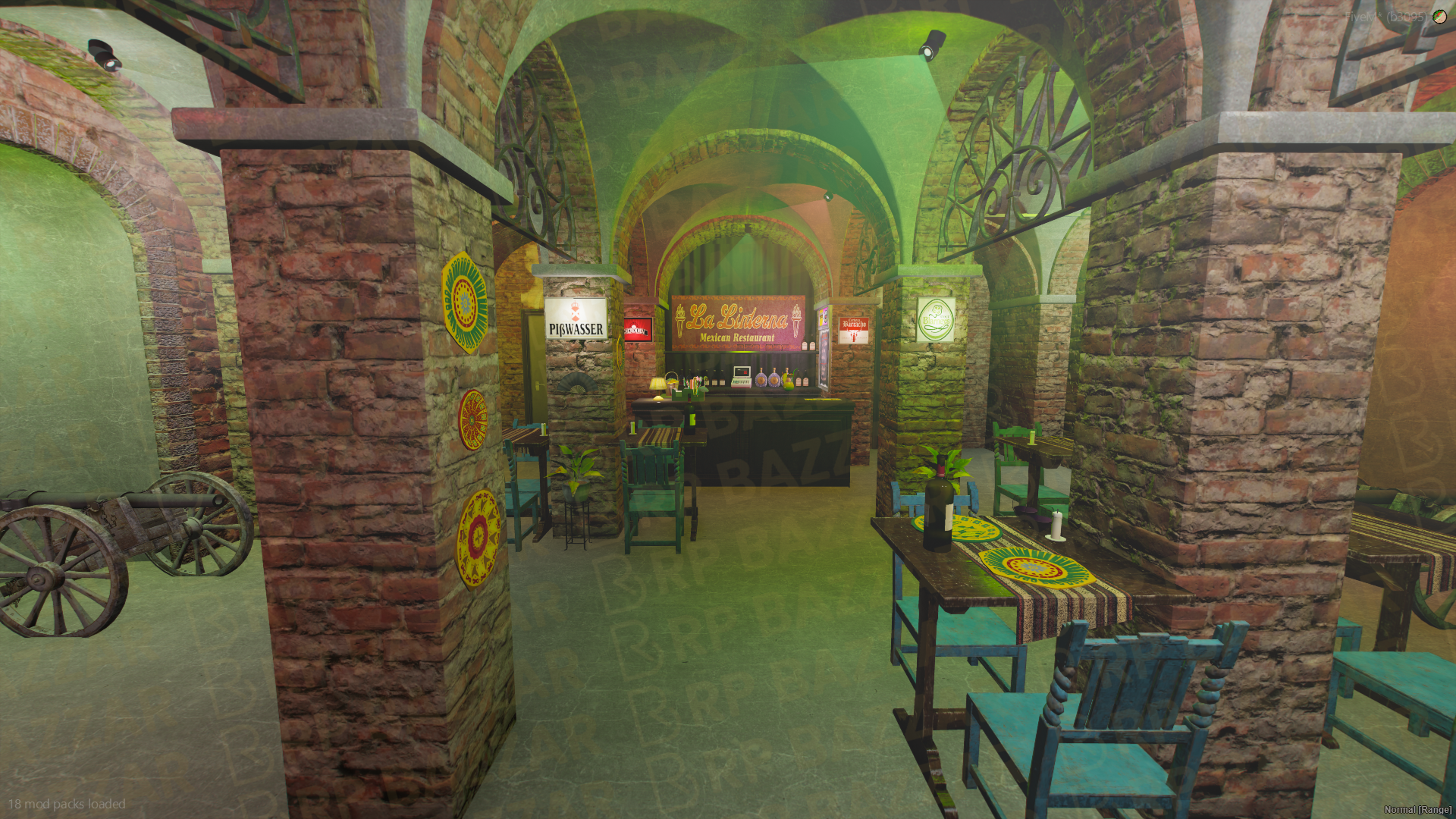 Vintage Restaurant FiveM MLO — GTA RP Interior — ESX QB QBOX — RPBazzar