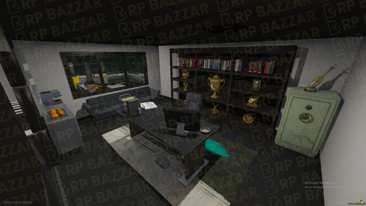 Lowrider Mechanic Shop FiveM MLO — GTA RP Interior — ESX QB QBOX — RPBazzar