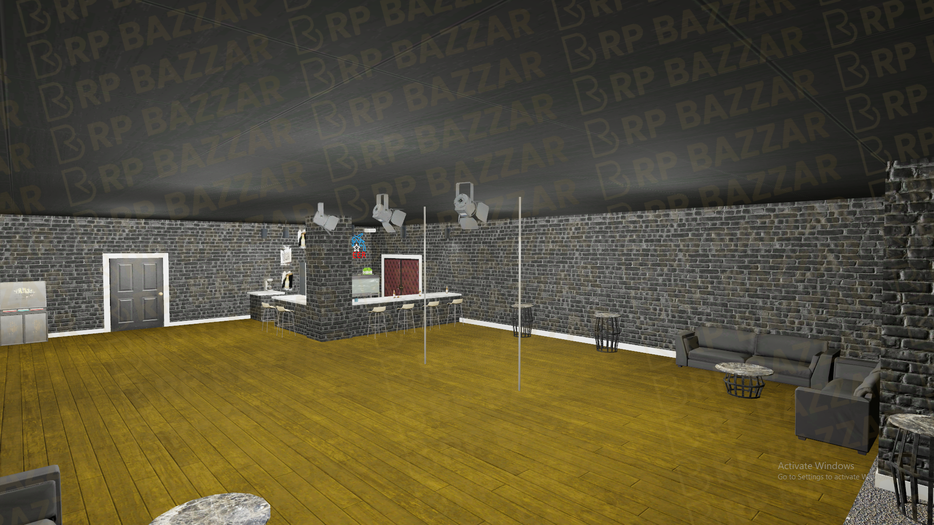 Grand Dining Hall FiveM MLO — GTA RP Interior — ESX QB QBOX — RPBazzar