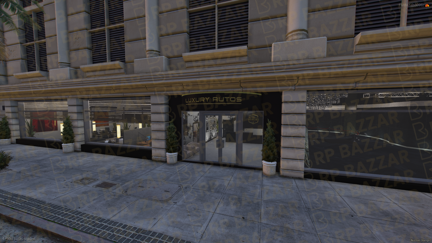 Showroom Vehicle Shop FiveM MLO — GTA RP Interior — ESX QB QBOX — RPBazzar