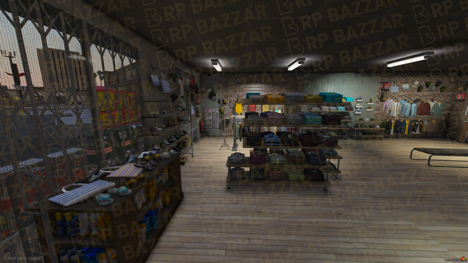 Street Clothing Store FiveM MLO — GTA RP Interior — ESX QB QBOX — RPBazzar