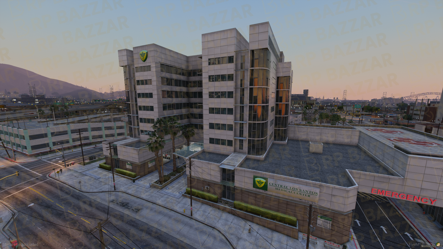 Saintmary Hospital FiveM MLO — GTA RP Interior — ESX QB QBOX — RPBazzar