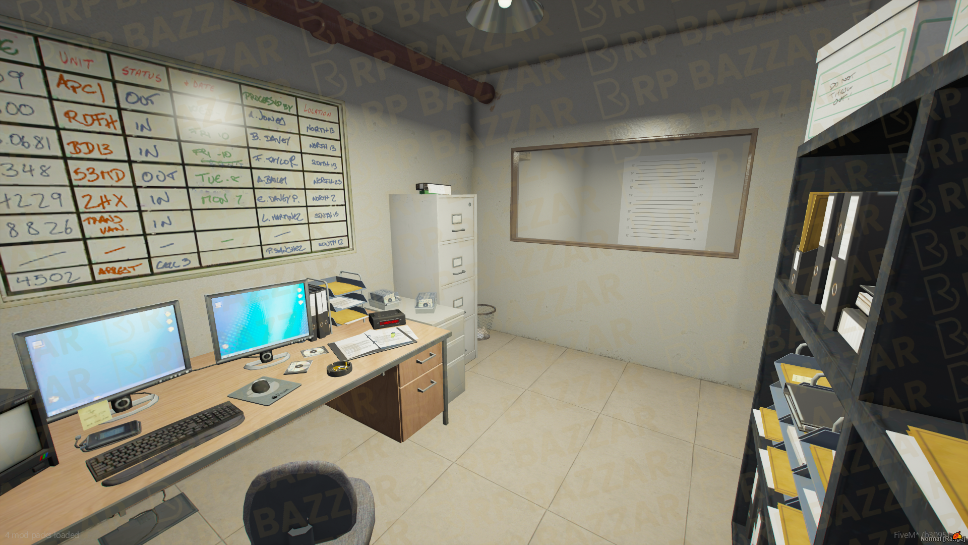 District Police Station FiveM MLO — GTA RP Interior — ESX QB QBOX — RPBazzar