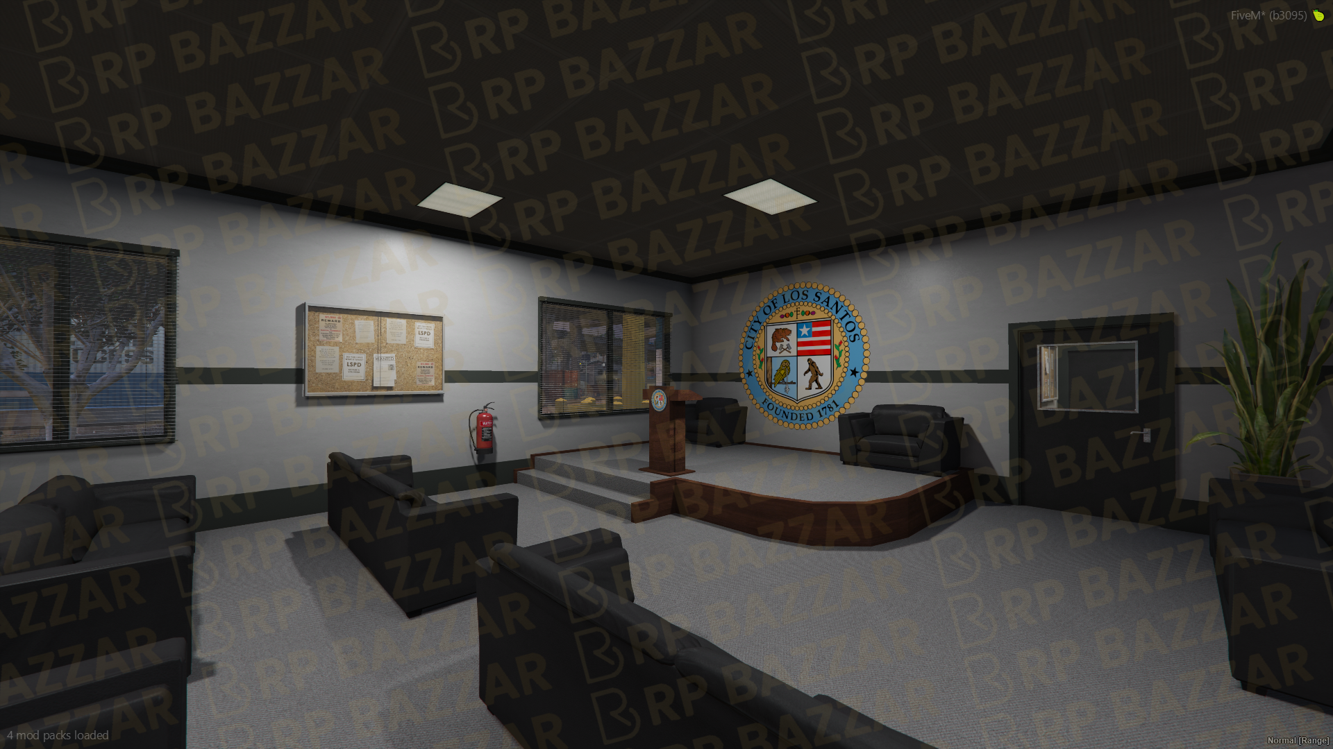 Westside Police Station FiveM MLO — GTA RP Interior — ESX QB QBOX — RPBazzar