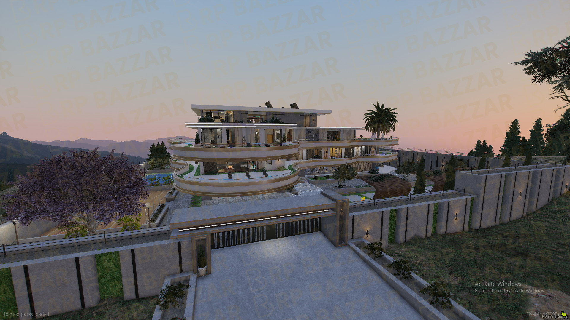 Midnight Mansion FiveM MLO — GTA RP Interior — ESX QB QBOX — RPBazzar