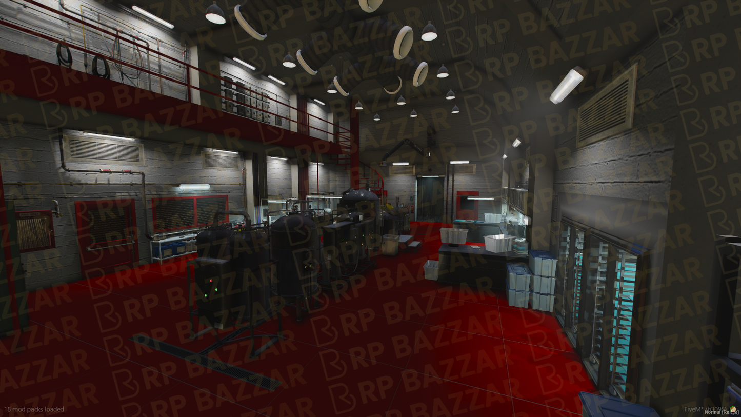 Backroom Drug Lab FiveM MLO — GTA RP Interior — ESX QB QBOX — RPBazzar