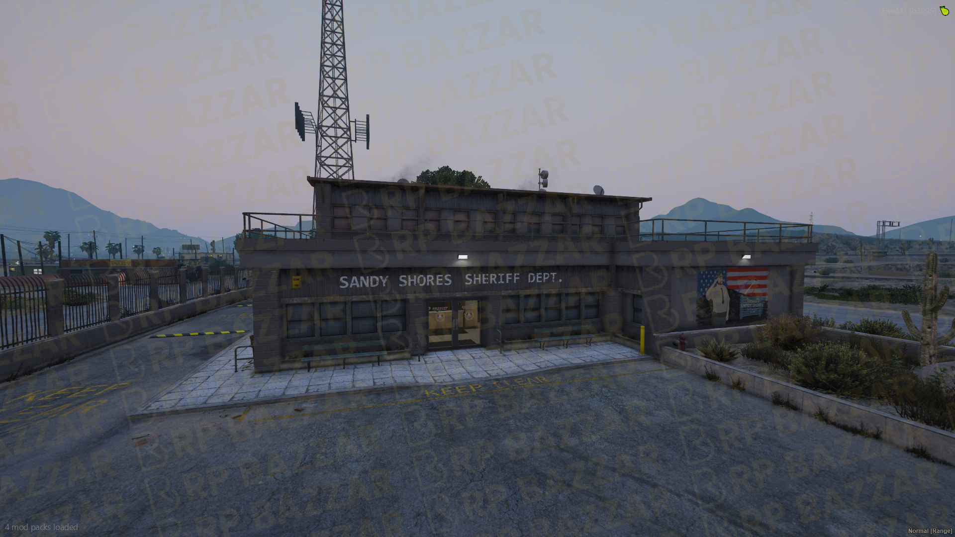 Highway Police Station FiveM MLO — GTA RP Interior — ESX QB QBOX — RPBazzar
