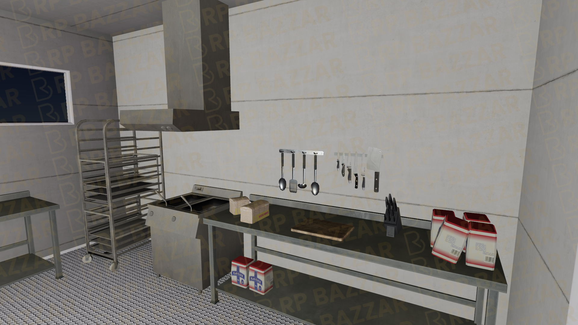 Urban Diner FiveM MLO — GTA RP Interior — ESX QB QBOX — RPBazzar