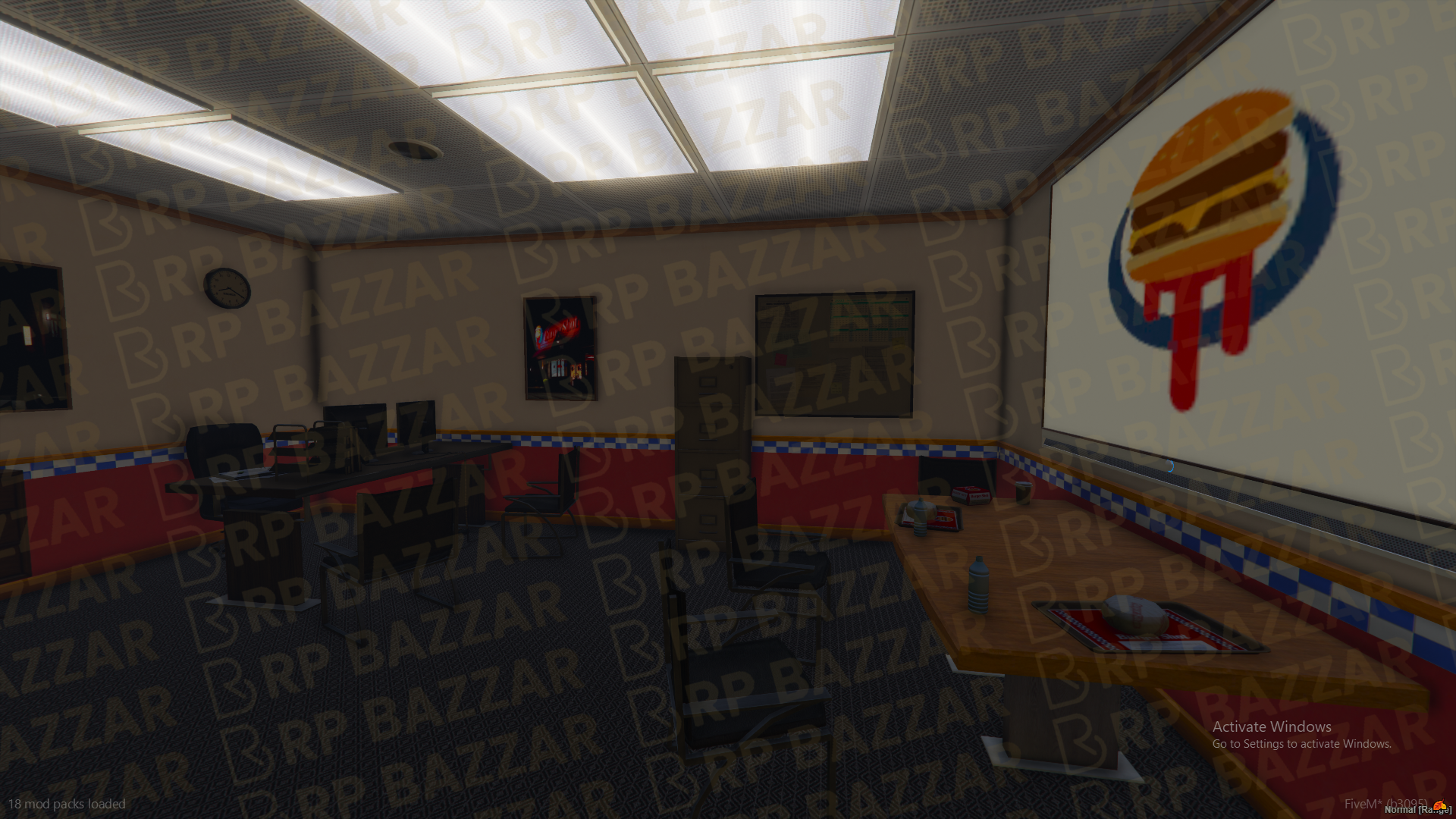 Downtown Steakhouse FiveM MLO — GTA RP Interior — ESX QB QBOX — RPBazzar