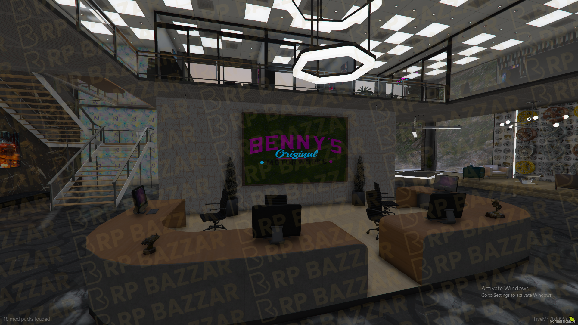 Hidden Mechanic Shop FiveM MLO — GTA RP Interior — ESX QB QBOX — RPBazzar
