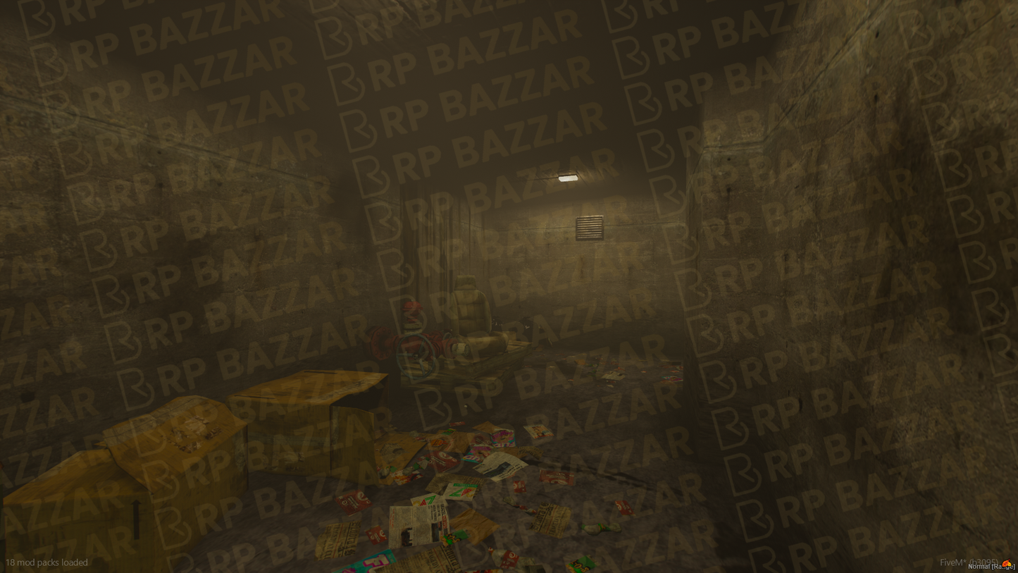 Steel Boxing Ring FiveM MLO — GTA RP Interior — ESX QB QBOX — RPBazzar
