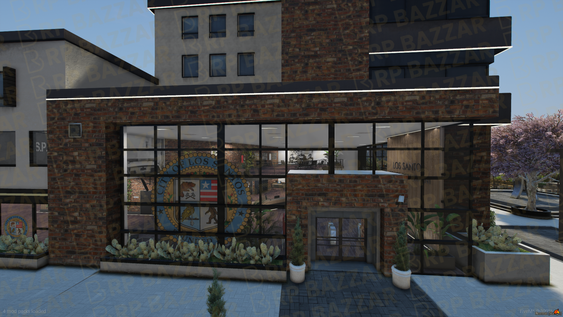 Downtown Police Station FiveM MLO — GTA RP Interior — ESX QB QBOX — RPBazzar