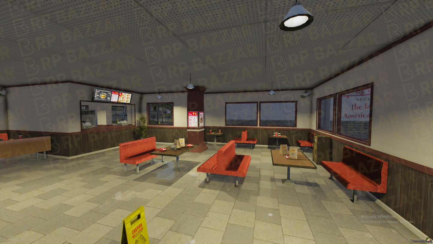 Premium Steakhouse FiveM MLO — GTA RP Interior — ESX QB QBOX — RPBazzar