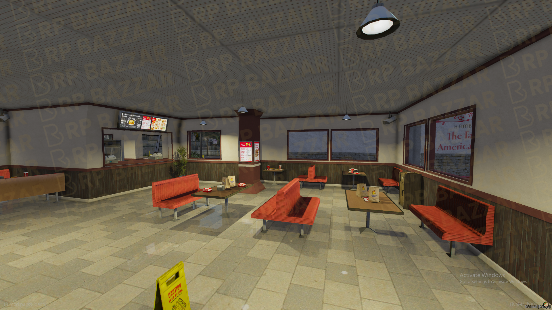 Premium Steakhouse FiveM MLO — GTA RP Interior — ESX QB QBOX — RPBazzar