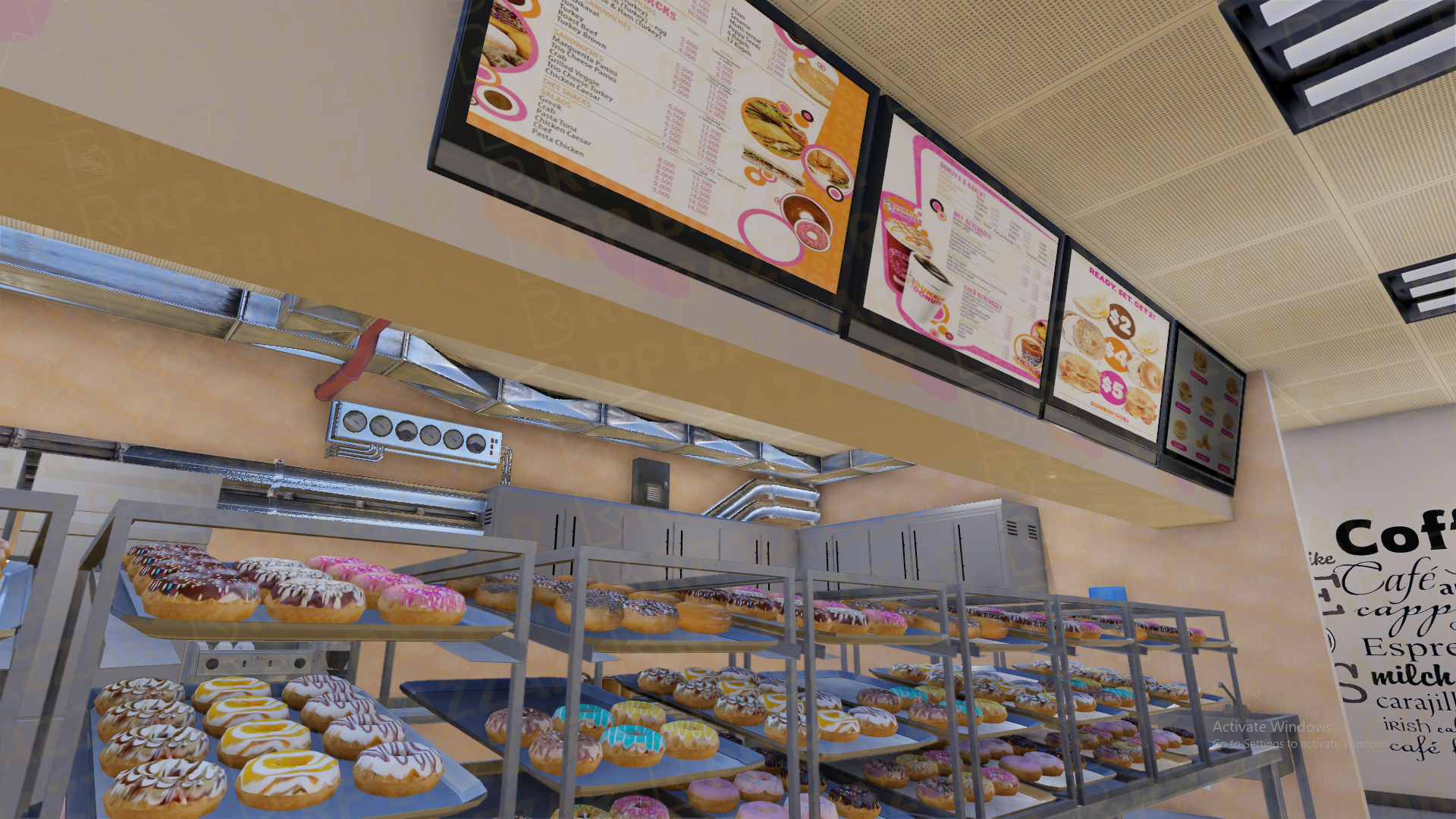 Downtown Coffee Shop FiveM MLO — GTA RP Interior — ESX QB QBOX — RPBazzar