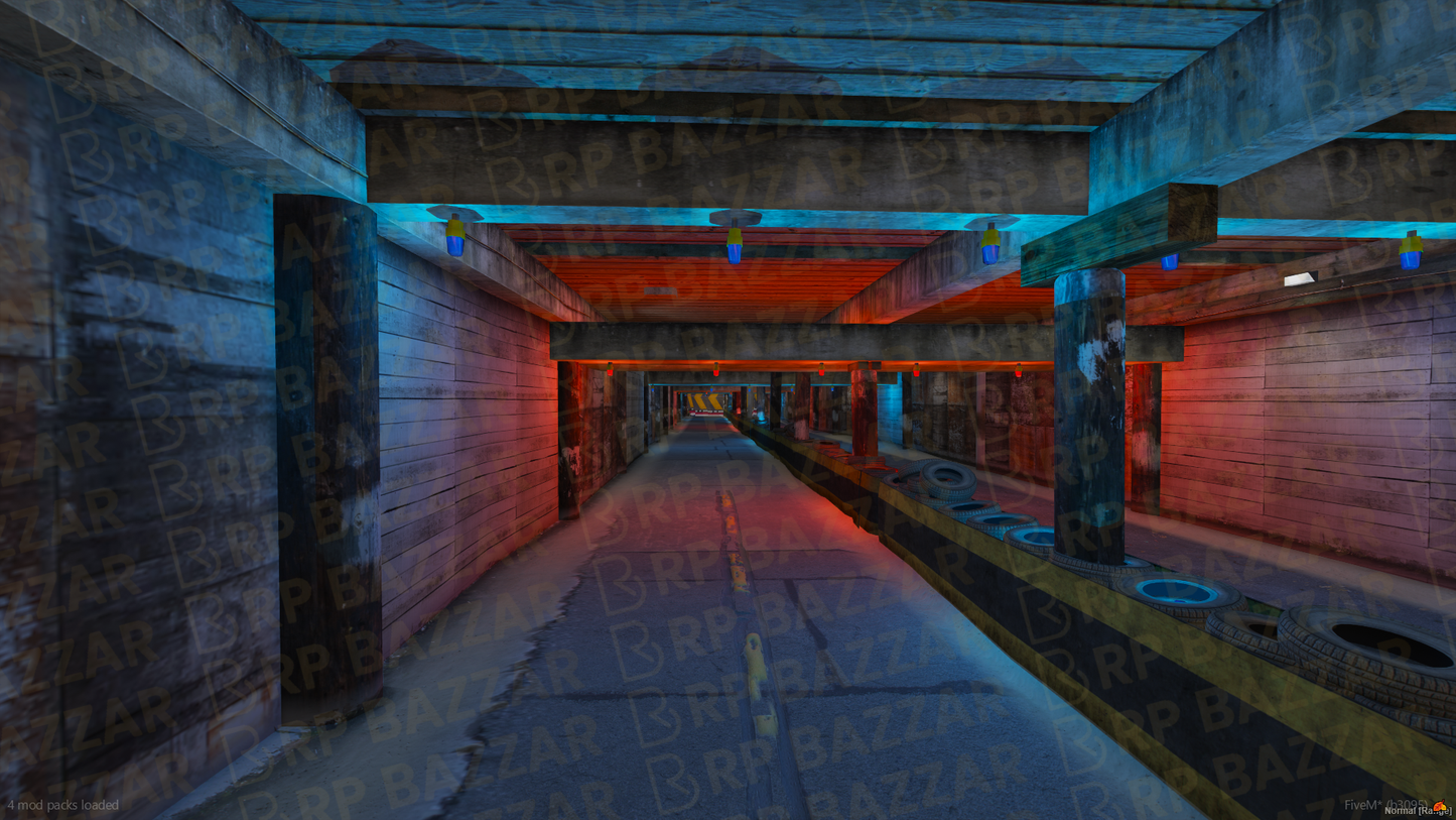 Night Race Track FiveM MLO — GTA RP Interior — ESX QB QBOX — RPBazzar