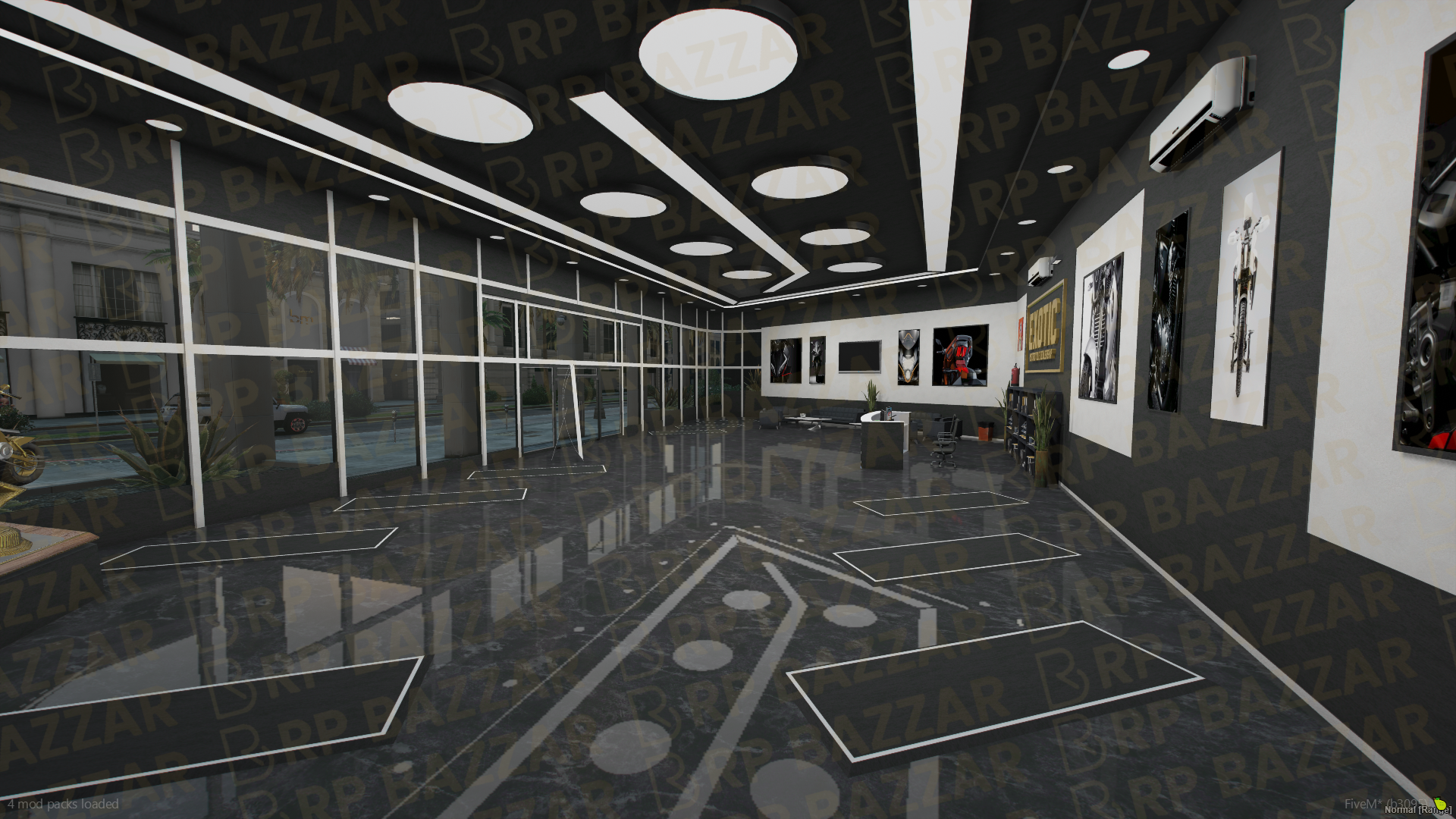 Prime Vehicle Shop FiveM MLO — GTA RP Interior — ESX QB QBOX — RPBazzar
