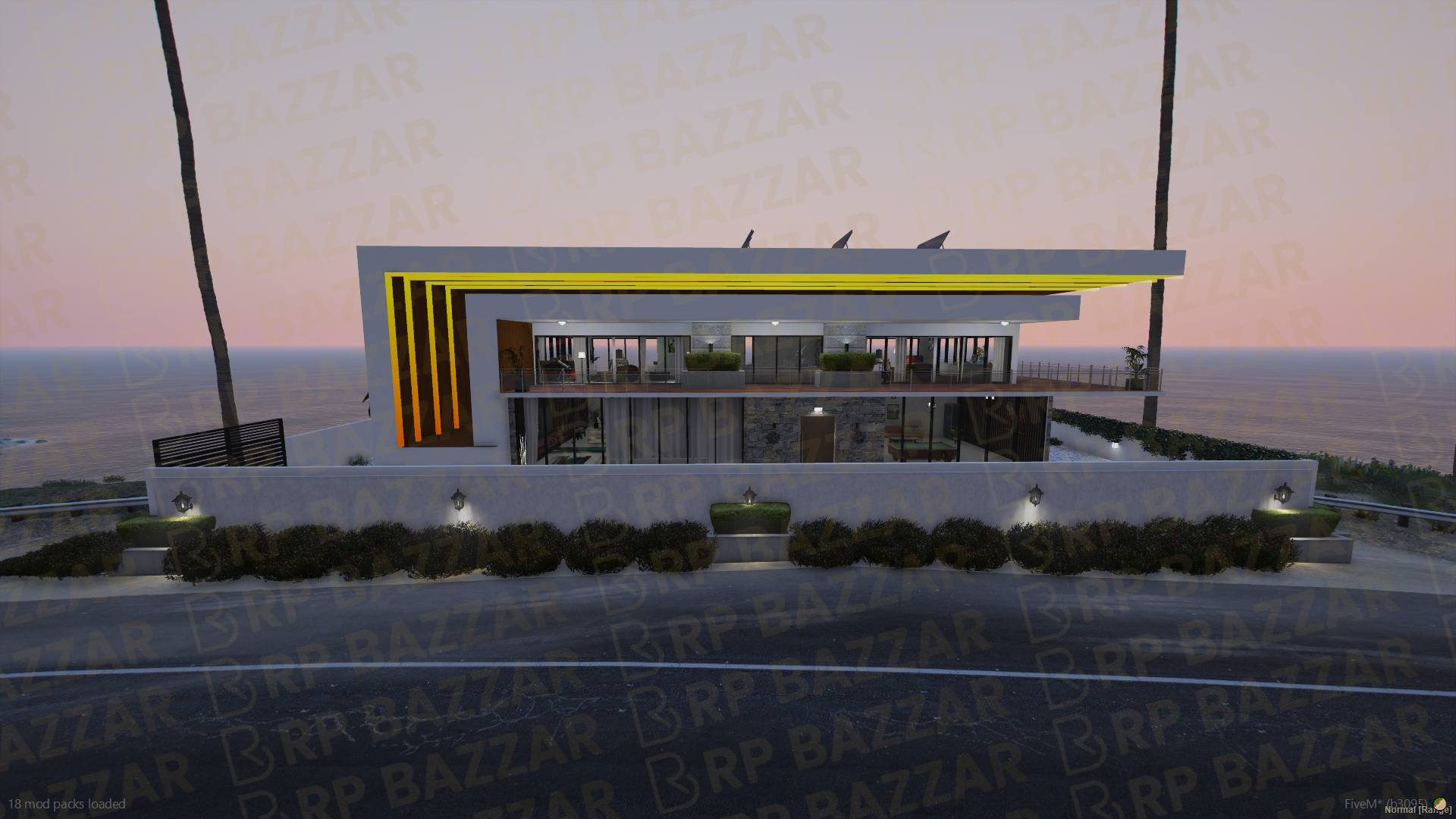 Beachside Mansion FiveM MLO — GTA RP Interior — ESX QB QBOX — RPBazzar