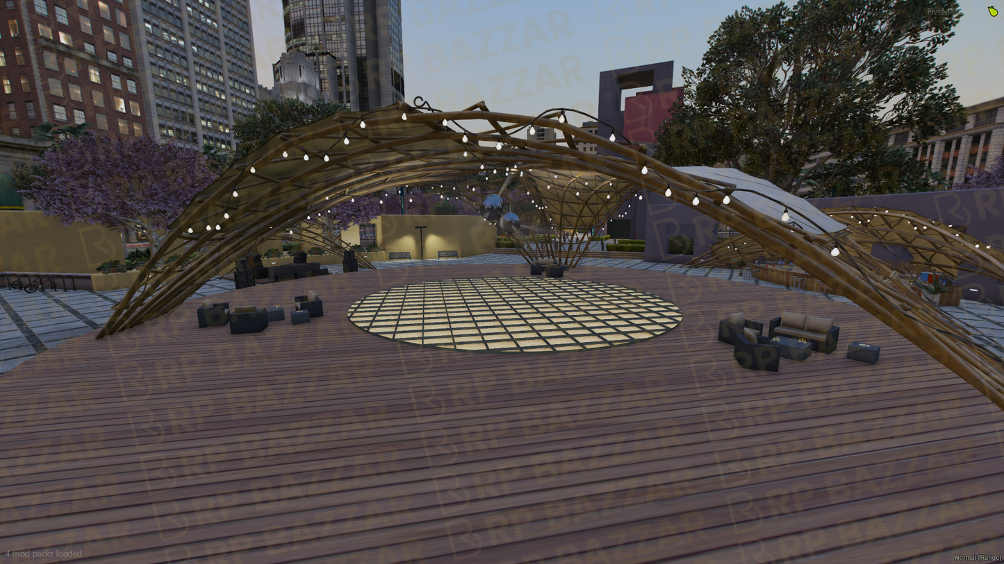 Bustling Legion Square FiveM MLO — GTA RP Interior — ESX QB QBOX — RPBazzar