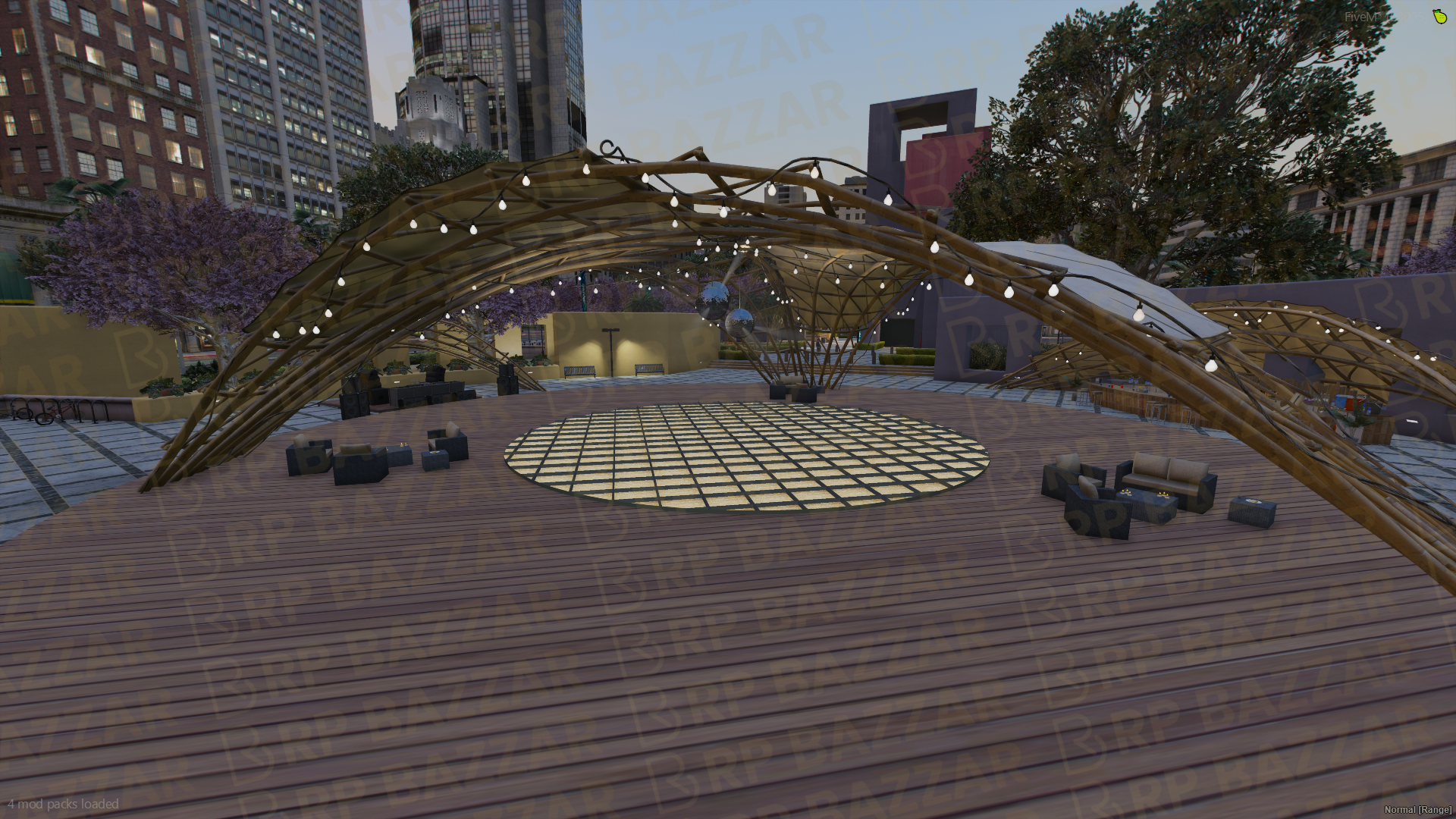 Bustling Legion Square FiveM MLO — GTA RP Interior — ESX QB QBOX — RPBazzar