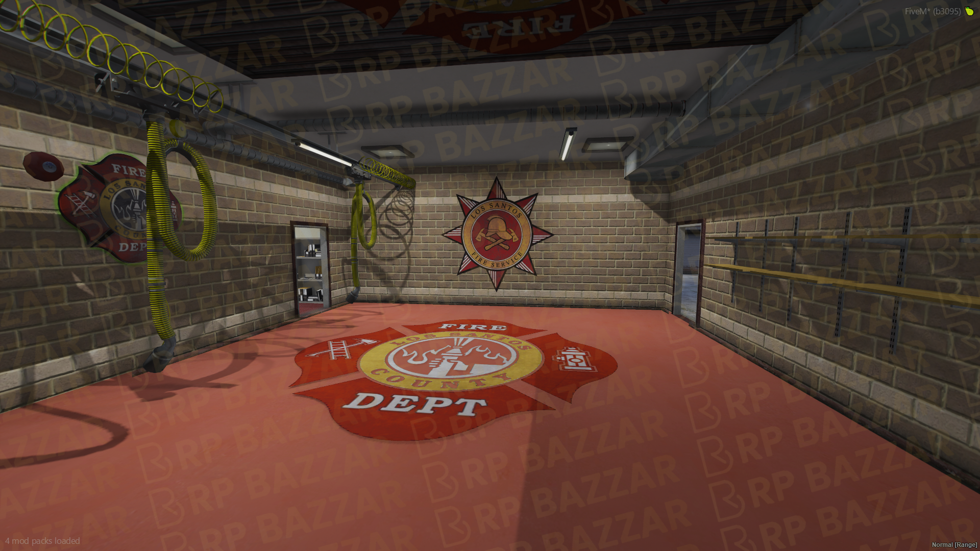 Blazing Fire Department FiveM MLO — GTA RP Interior — ESX QB QBOX — RPBazzar