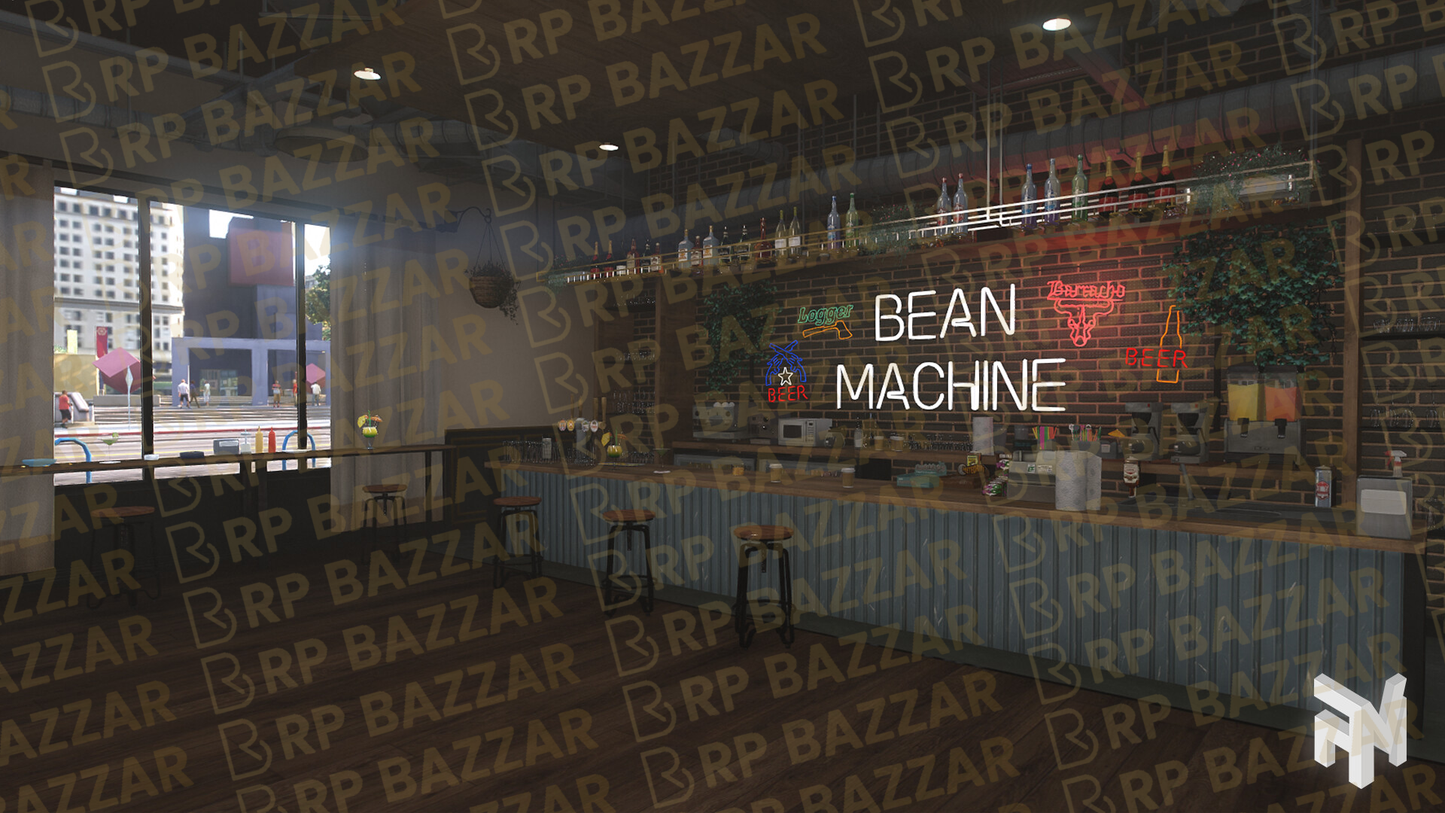 Artisan Coffee Shop FiveM MLO — GTA RP Interior — ESX QB QBOX — RPBazzar
