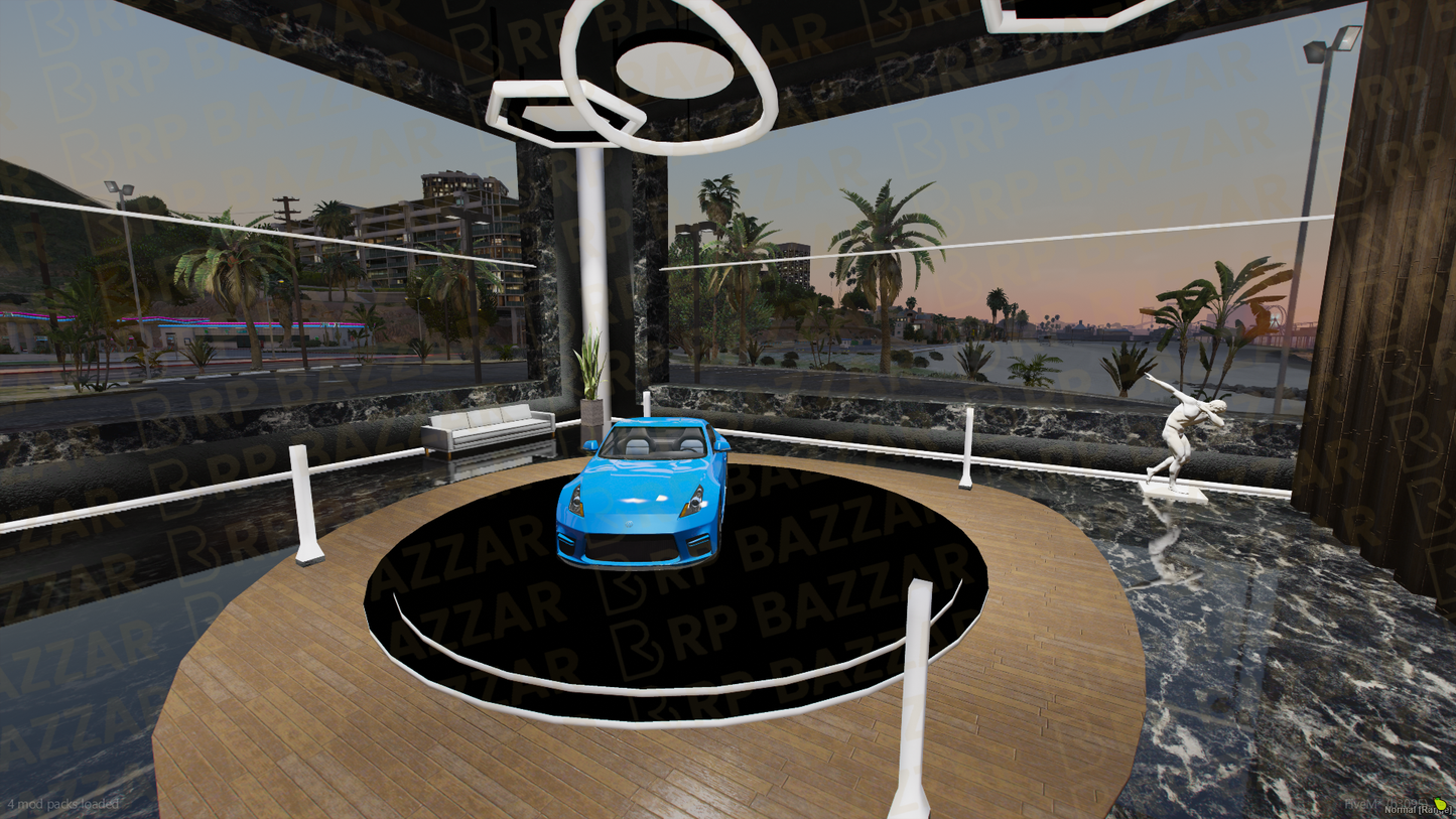 Velocity Vehicle Shop FiveM MLO — GTA RP Interior — ESX QB QBOX — RPBazzar