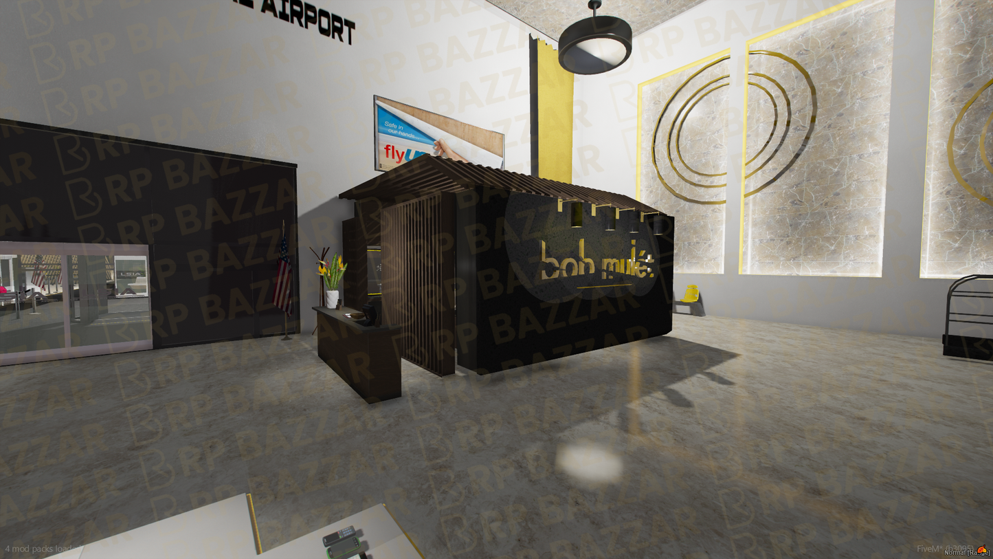 International Airport FiveM MLO — GTA RP Interior — ESX QB QBOX — RPBazzar