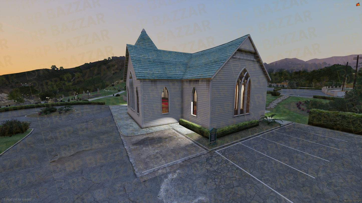 Old Church FiveM MLO — GTA RP Interior — ESX QB QBOX — RPBazzar