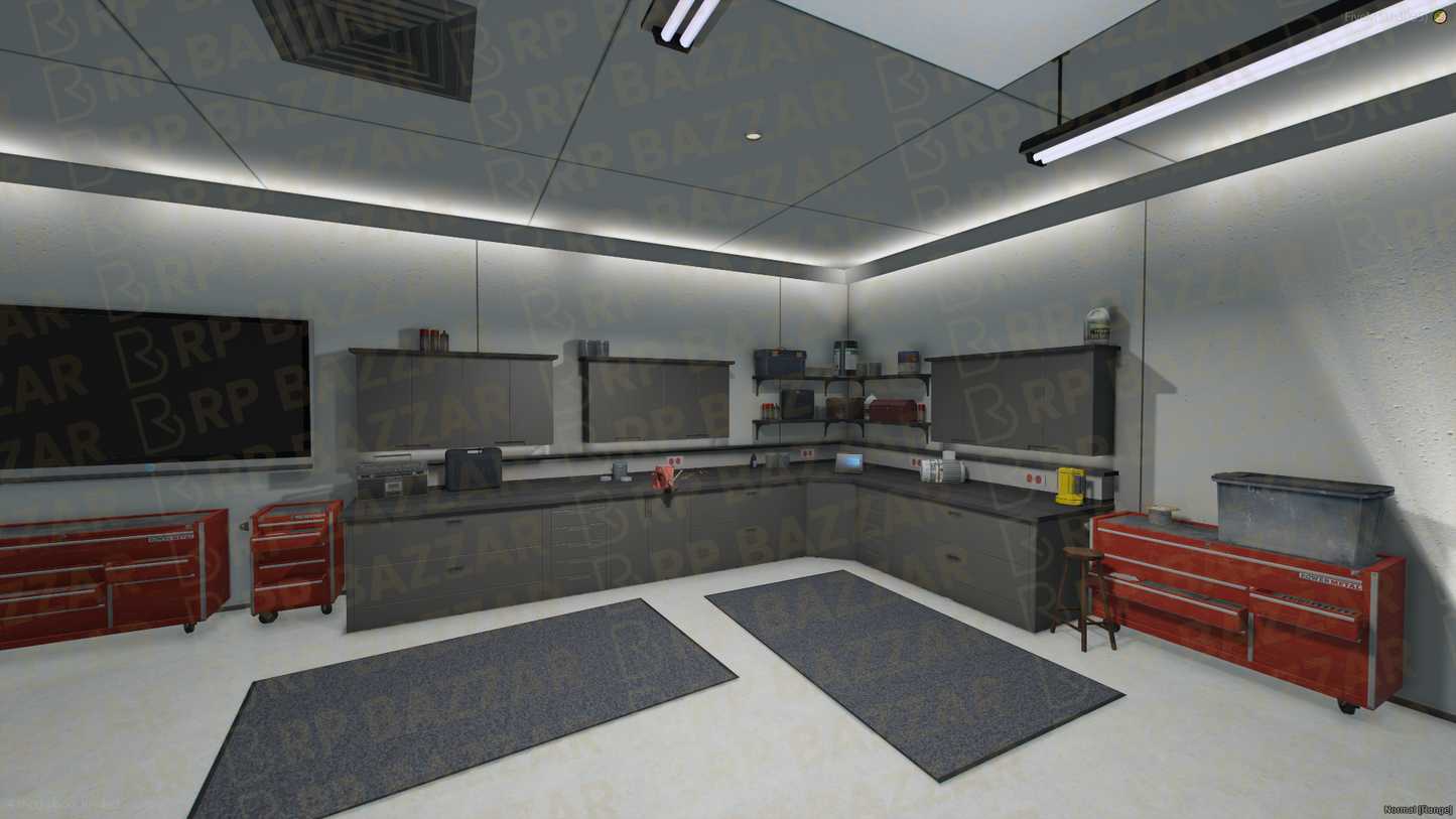 Industrial Repair Station FiveM MLO — GTA RP Interior — ESX QB QBOX — RPBazzar