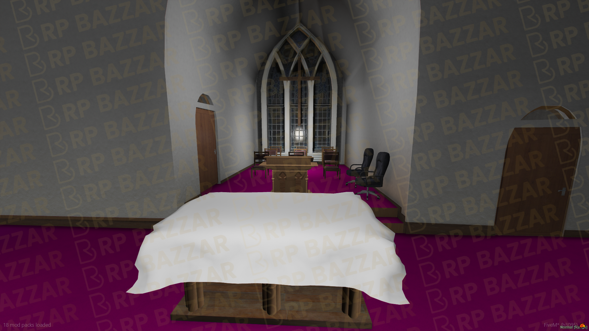 Sacred Church FiveM MLO — GTA RP Interior — ESX QB QBOX — RPBazzar