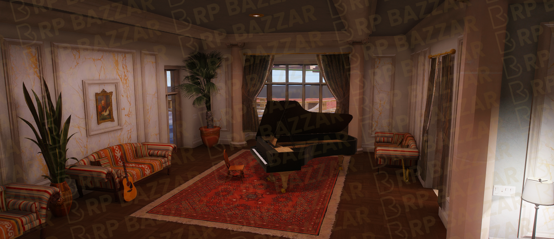 Urban Mansion FiveM MLO — GTA RP Interior — ESX QB QBOX — RPBazzar
