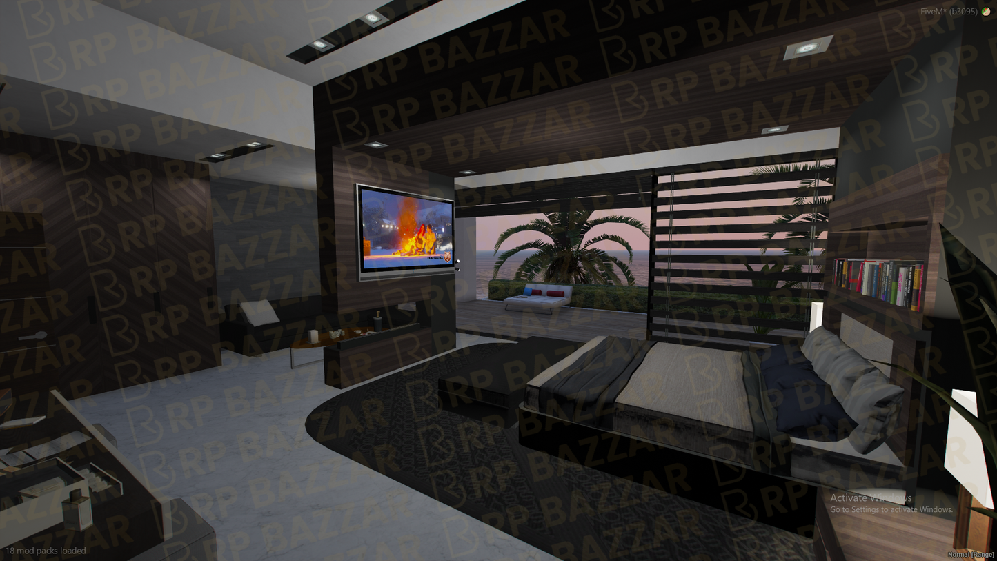 Tropical Mansion FiveM MLO — GTA RP Interior — ESX QB QBOX — RPBazzar
