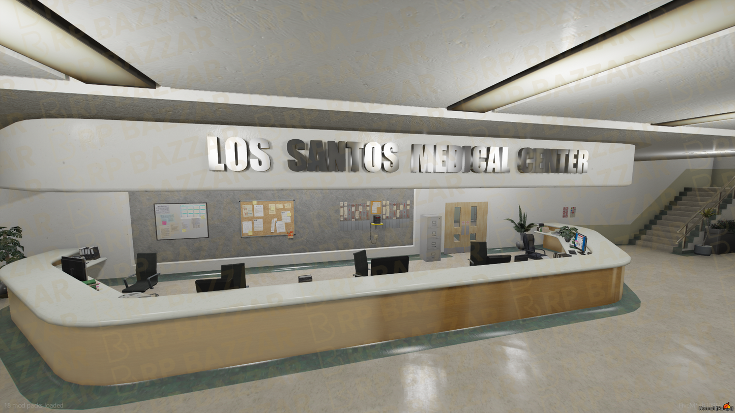Riverside Hospital FiveM MLO — GTA RP Interior — ESX QB QBOX — RPBazzar