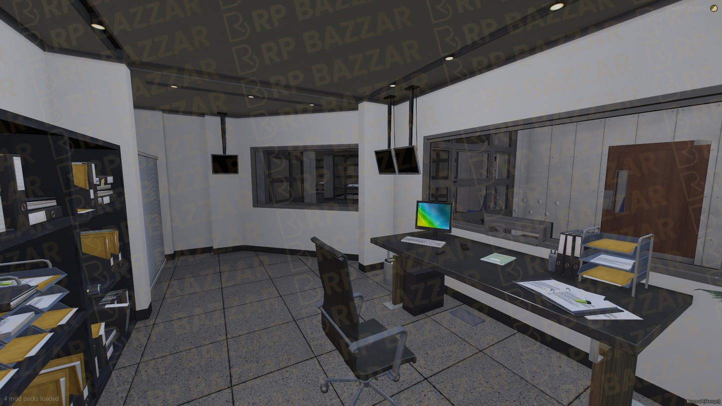 Tactical Police Station FiveM MLO — GTA RP Interior — ESX QB QBOX — RPBazzar
