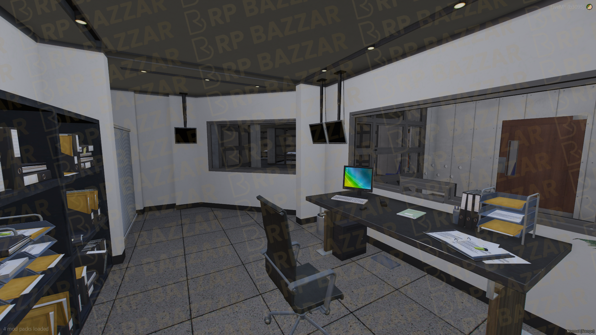 Tactical Police Station FiveM MLO — GTA RP Interior — ESX QB QBOX — RPBazzar