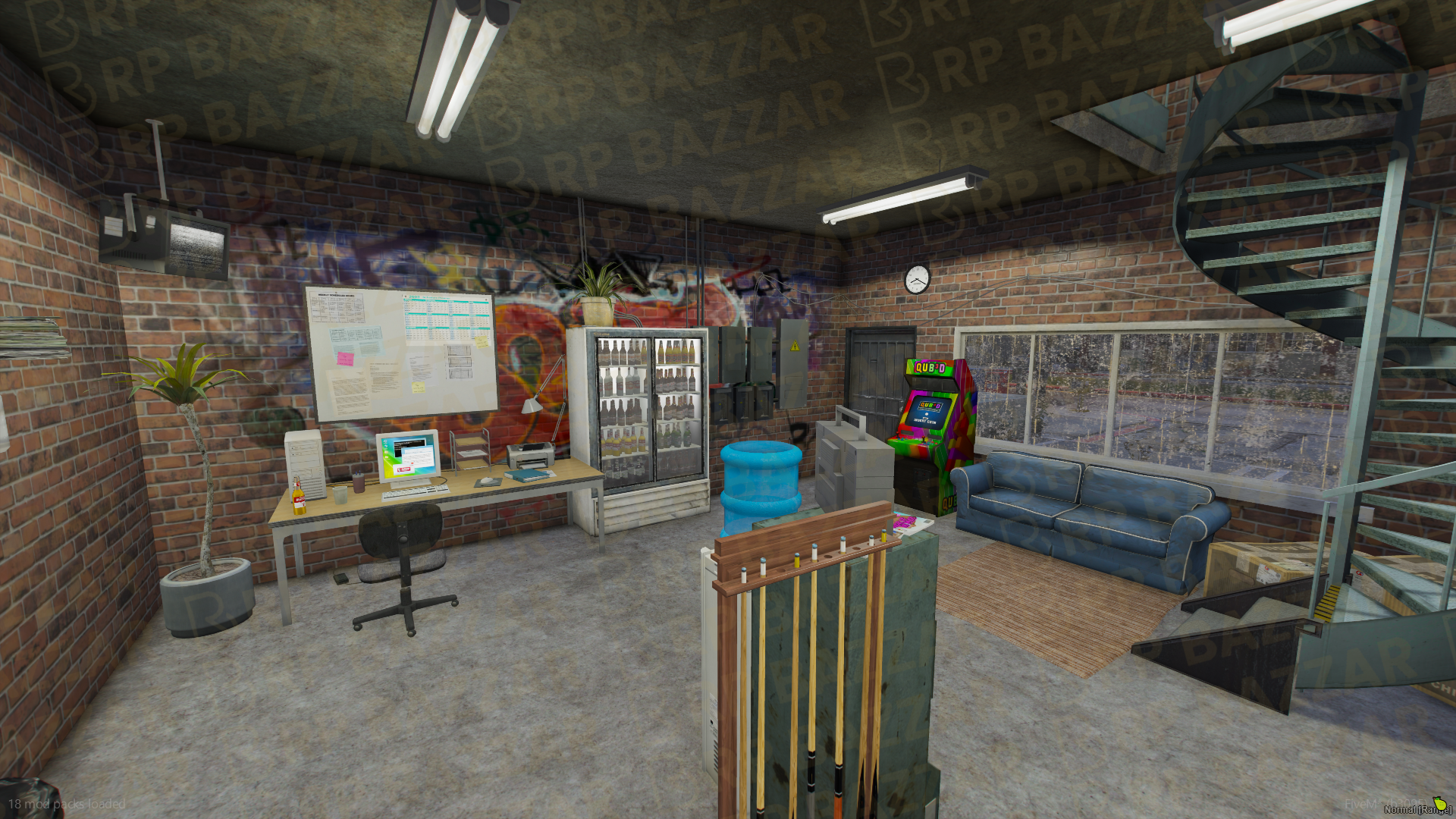 Corridor Drug Lab FiveM MLO — GTA RP Interior — ESX QB QBOX — RPBazzar