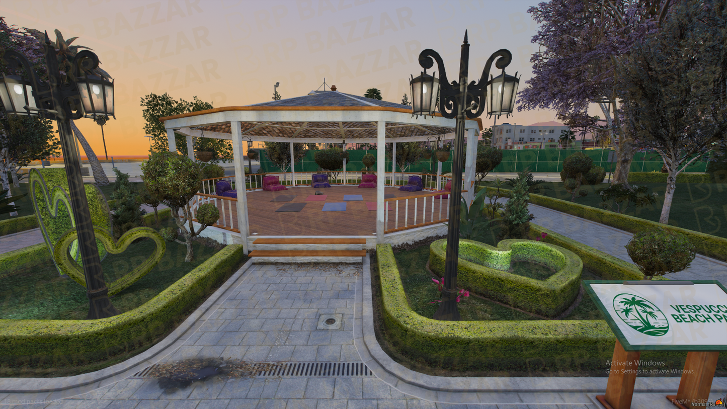 Vibrant Beach Sided Area FiveM MLO — GTA RP Interior — ESX QB QBOX — RPBazzar
