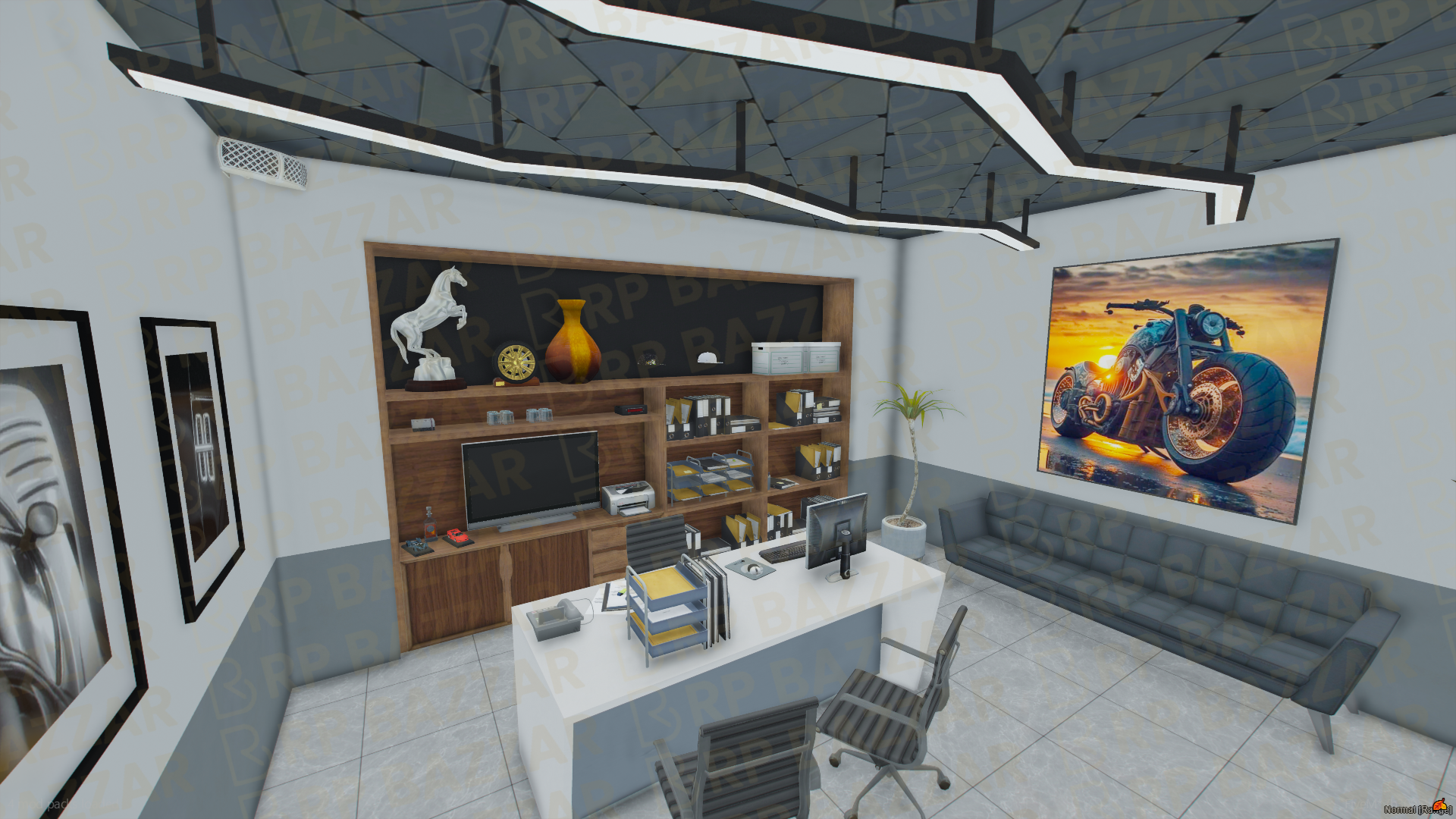 Modern Vehicle Shop FiveM MLO — GTA RP Interior — ESX QB QBOX — RPBazzar
